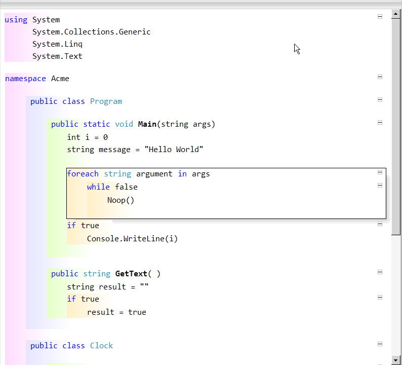 Structural Editor by Kirill Osenkov